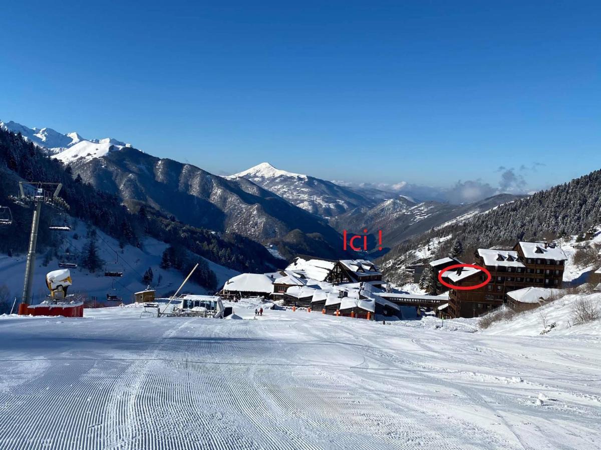 Pleine Nature Pied Pistes Piscine Chauffee 우스투 외부 사진