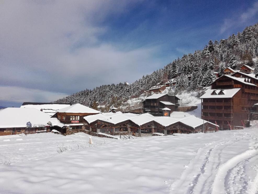 Pleine Nature Pied Pistes Piscine Chauffee 우스투 외부 사진