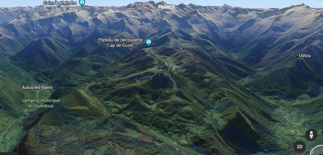 Pleine Nature Pied Pistes Piscine Chauffee 우스투 외부 사진